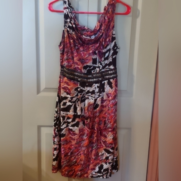 Cato Dresses & Skirts - Cato Size Small Dress Beaded Belt Sleeveless summer